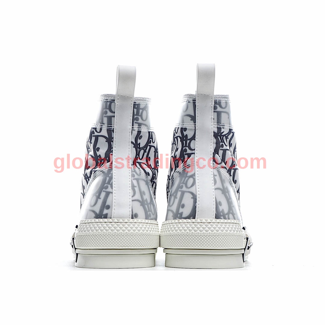 Dior B23 Oblique Slip-on Low Top Sneakers Sheer Print Sneakers